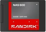 SanDisk NAS 600 SATA SSD 500GB, Interne SSD, bis zu 560 MB/s lesen | 2,5"/7 mm,