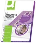 Q-Connect KF240055 Laminiertaschen A4, matt, 125 Mikron, 100 St&uuml;ck