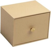 Exacompta 2 Fotoboxen mit Schublade Office By Me Beige 4 Trennbl&auml;tter A6