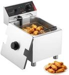 VEVOR Gewerbliche Elektrische 1-Becken-Fritteuse 7,5 L &Ouml;lfassungsverm&ouml;ge,...