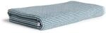 M&ouml;ve Bliss Saunatuch 80 x 200 cm aus 100% Baumwolle, Snow/Steel Blue