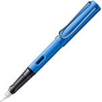 Lamy AL-star oceanblue F&uuml;ller mit polierter Stahlfeder in Strichbreite B | Lamy