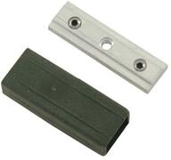 Gardinia Verbinder f&uuml;r Gardinenstangen Luxor Aluminium-schwarz, 1 Set, Zutreffend,