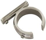 Gardinia Ring Adapter f&uuml;r Universal Tr&auml;ger f&uuml;r &Oslash; 25 mm Edelstahl-Optik, 2er Pack