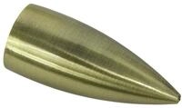 Endst&uuml;ck Patrone f&uuml;r &Oslash; 16 mm Messing-antik 5,2