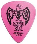 Ernie Ball Everlast-Plektron, 0,60 mm, pink, 12 St&uuml;ck