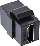 InLine 76202M HDMI Keystone Snap-In Einsatz 4K/60Hz, HDMI A Buchse/Buchse,...