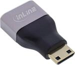 InLine HDMI Adapter A Buchse auf Mini C Stecker, 8K UHD, Vergoldete Kontakte,