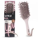 PARSA Beauty LOV.U Lockenb&uuml;rste f&uuml;r definierte Locken | Spiralb&uuml;rste f&uuml;r