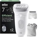 Braun Silk&middot;&eacute;pil 7, Epilierer Wet & Dry mit breitem Kopf f&uuml;r einfache