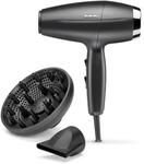 BaByliss Digital Dry Pro F&ouml;hn, 2000W Professioneller Haartrockner, Schwarz 