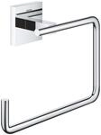 GROHE Start Cube, Handtuchring ohne Bohren (Handtuchhalter eckig, zum Kleben...