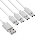 InLine 4in1 Y-Ladekabel, USB-A auf 4x USB-C, bis zu 25W Ladeleistung, kompaktes