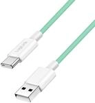 USB 2.0 Typ-C Anschlusskabel, A (Stecker) zu C (Stecker) mit Nylon-Ummantelung,...