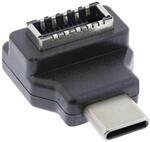 InLine&reg; USB 3.2 Adapter, USB-C Stecker zu intern USB-E Frontpanel Buchse