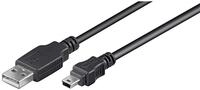 Goobay 93623 USB 2.0 auf USB 2.0 Mini Typ B Kabel 480 Mbits / USB A zu Mini B...