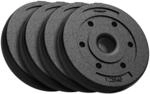 Zementgef&uuml;lltes Hantelscheiben-Set 4x1,25 kg, Loch 31 mm, REBEL ACTIVE RBA-2100