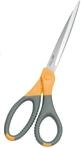Wedo 98510 Schere (Edelstahl Titan Plus, 10 Zoll (25,0 cm))grau/gelb