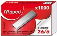 Maped 324605 Heftklammern 26/6, verzinkt, Kleinpackung