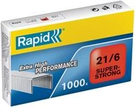 Rapid Heftklammern (21/6 mm, Super Strong, verzinkt) 1000 St&uuml;ck