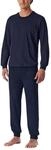 Schiesser Herren Schlafanzug lang mit B&uuml;ndchen - Nightwear Set