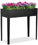 Relaxdays Hochbeet, Garten, Balkon & Terrasse, pulverbeschichteter Stahl,...