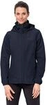 Jack Wolfskin Damen Stormy Point Jacket W atmungsaktive Regenjacke, Blau (midnight