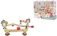 Eichhorn Rollidoo Kugelbahn Set - 35-teilig mit Schienen, S&auml;ulen, Durchfahrt...