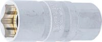 BGS 2463 | Z&uuml;ndkerzen-Einsatz mit Magnet, Sechskant | 12,5 mm (1/2") | SW 21 mm