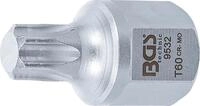 BGS 9532 | Keilrippenriemen-Bit-Einsatz | 12,5 mm (1/2"), Au&szlig;ensechskant SW 22 mm 