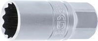 BGS 2386 | Z&uuml;ndkerzen-Einsatz mit Haltegummi, Zw&ouml;lfkant | 12,5 mm (1/2") | SW...
