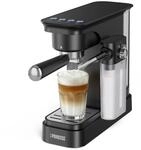 Princess Espressomaschine mit Milchbeh&auml;lter, 20 Bar Pumpe, 0,8 L Wassertank,