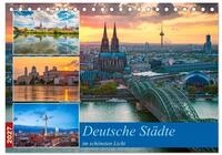 Deutsche St&auml;dte im sch&ouml;nsten Licht (Tischkalender 2027 DIN A5 quer), CALVENDO