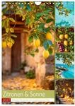 Zitronen & Sonne (Wandkalender 2027 DIN A4 hoch), CALVENDO Monatskalender:...