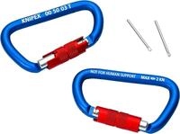 KNIPEX Materialkarabiner 2 St&uuml;ck 82 mm, 00 50 03 T BK