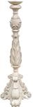 Biscottini Kerzenst&auml;nder Holz L 30,5 x T 30,5 x H 90 cm &ndash; Kerzenhalter aus Holz