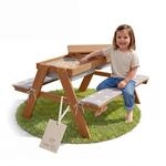 roba Kinder Outdoor+ Sitzgruppe mit 2 Spielwannen &ndash; Matschtisch aus...