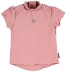 Sterntaler Badeshirt Kurzarm Herz Print - UV-Schutz 50+ Schwimmshirt mit Stehkragen -