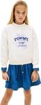 Tommy Hilfiger M&auml;dchen Tommy Flock Flower Crew Neck Kg0kg08992...