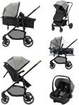 Bebeconfort Haze Trio Lux, Baby Kinderwagen 3 in 1 mit Kindersitz (i-Size),...