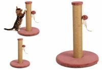 Kratzbaum - Katzenspielzeug - Kratzbaum Riba Altrosa - Juteseil - Gepolsterte