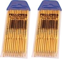 Fellowes 910301 Ersatzminen f&uuml;r Standkugelschreiber, 12 St&uuml;ck, blau (Packung...