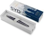 Parker Jotter Kugelschreiber | Sonderedition | Sydney Blau in silberner Ausf&uuml;hrung 
