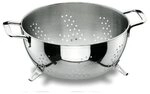 LACOR 90324 Abtropfschussel 24 cm Gourmet | Aus lebensmittelechtem Edelstahl