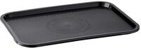 APS Fast Food-Tablett, 35 x 27 cm, H&ouml;he 2 cm, schwarz | bruchsicheres und