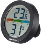 Westmark Thermometer + Hygrometer &ndash; Temperatur & Luftfeuchte messen, LED |...