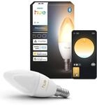 Philips Hue Smart LED-Leuchtmittel, B39, E14, 1er Pack, White Ambiance,