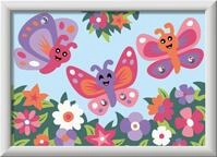 Ravensburger CreArt Fr&ouml;hliche Schmetterlinge - Malen nach Zahlen ab 7 Jahre |...