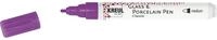 Kreul 16464 - Glass & Porcelain Pen Classic medium, Flieder, formstabile Spitze,