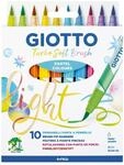 Giotto Turbo Soft Brush, Marker mit Pinselspitze, wasserl&ouml;slich, 10...